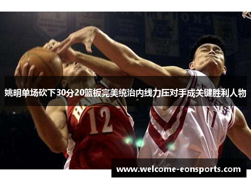 姚明单场砍下30分20篮板完美统治内线力压对手成关键胜利人物