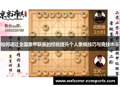 如何通过全国象甲联赛的经验提升个人象棋技巧与竞技水平