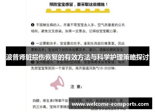 波普肾脏损伤恢复的有效方法与科学护理策略探讨